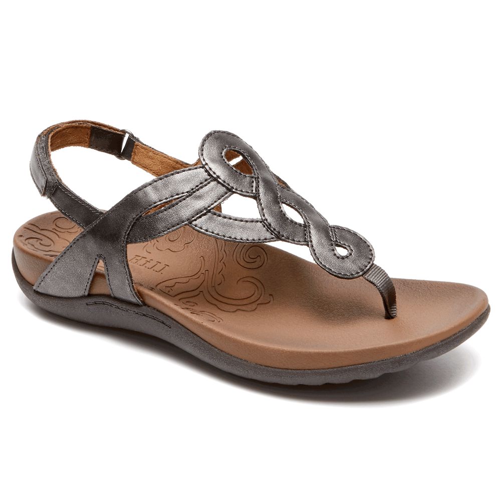 Rockport Ramona - Womens Sandals - Silver - NZ (RYB-894106)